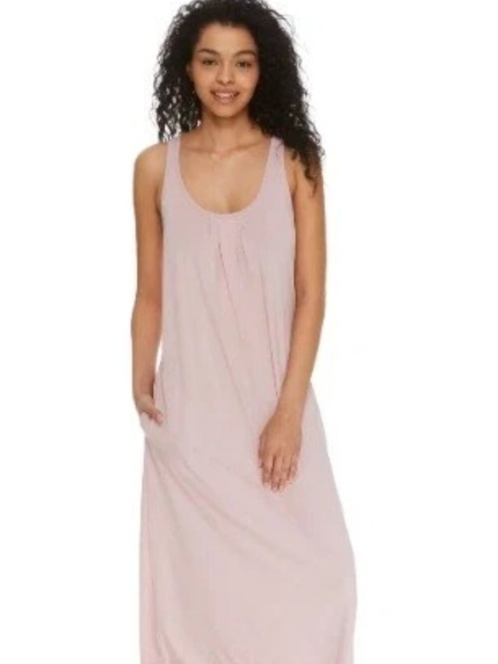 Bare Necessities Relax, Recharge, Recycled Knit Chemise color Rose size L NWOT